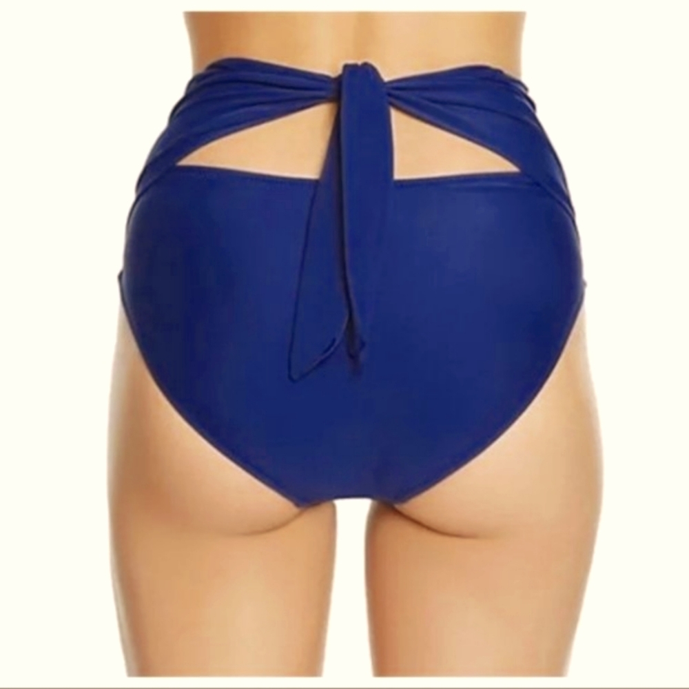Betsey Johnson High Waisted tie bikini